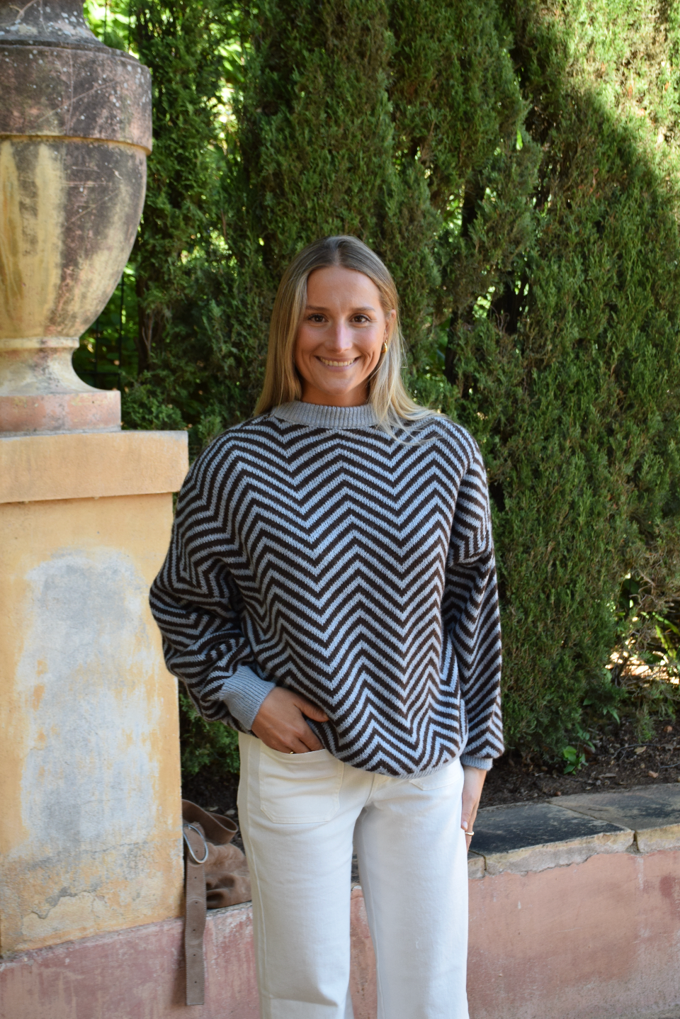 Jersey Leonor Azul y Marrón