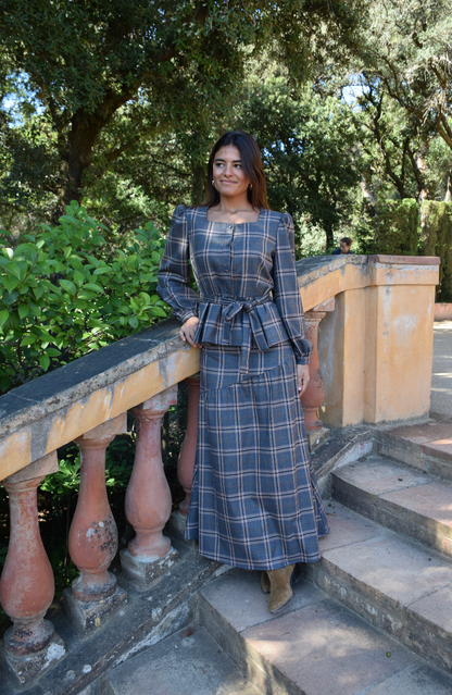 Beth Gray Plaid Skirt