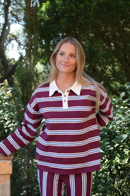 Polera Filipa Burgundy