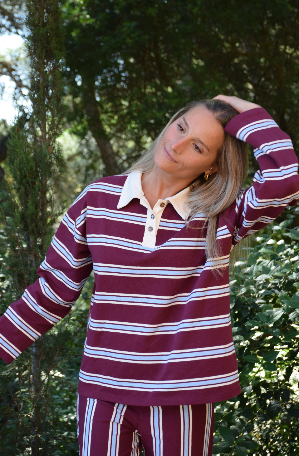 Polera Filipa Burgundy