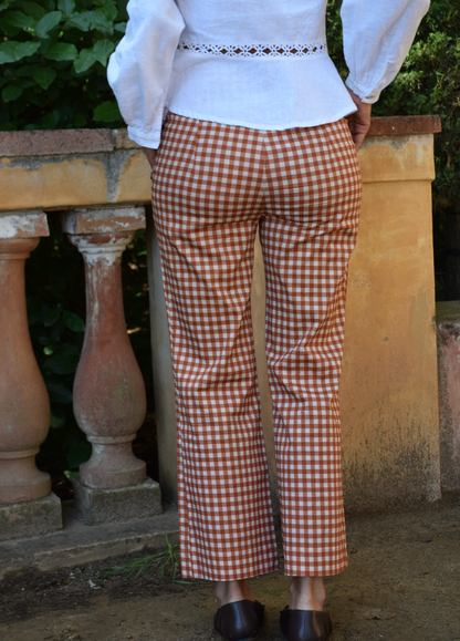 Ares Vichy Tile Trousers