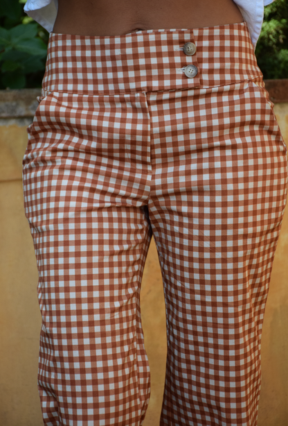 Ares Vichy Tile Trousers