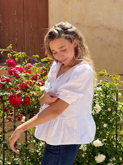 White Bianca Blouse