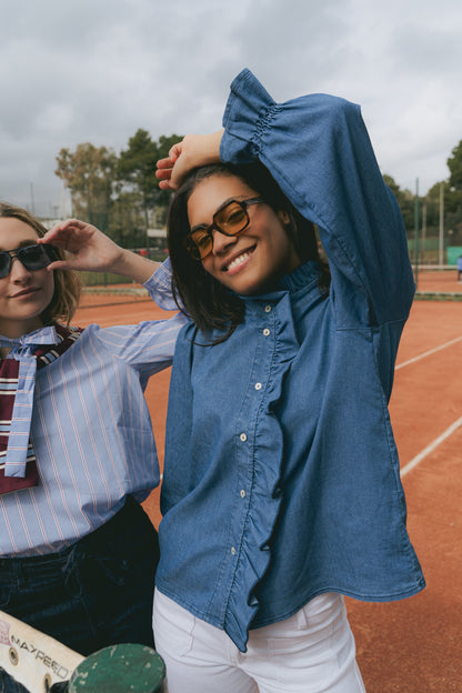 Gala Denim Blouse