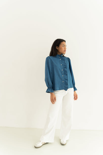 Gala Denim Blouse