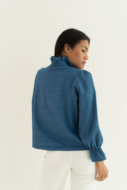 Gala Denim Blouse