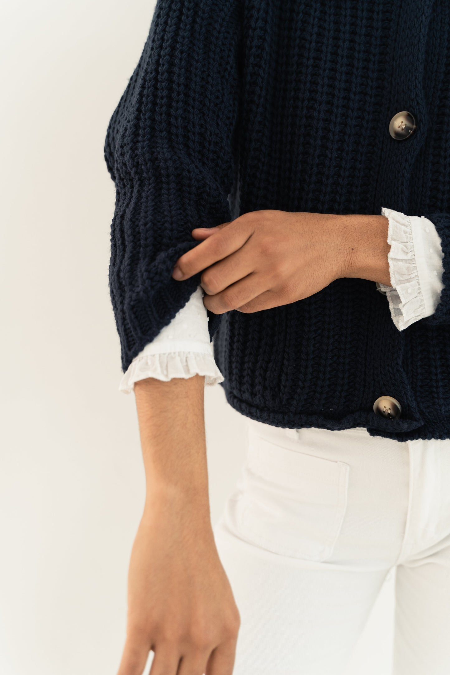 Cloe Navy Cardigan
