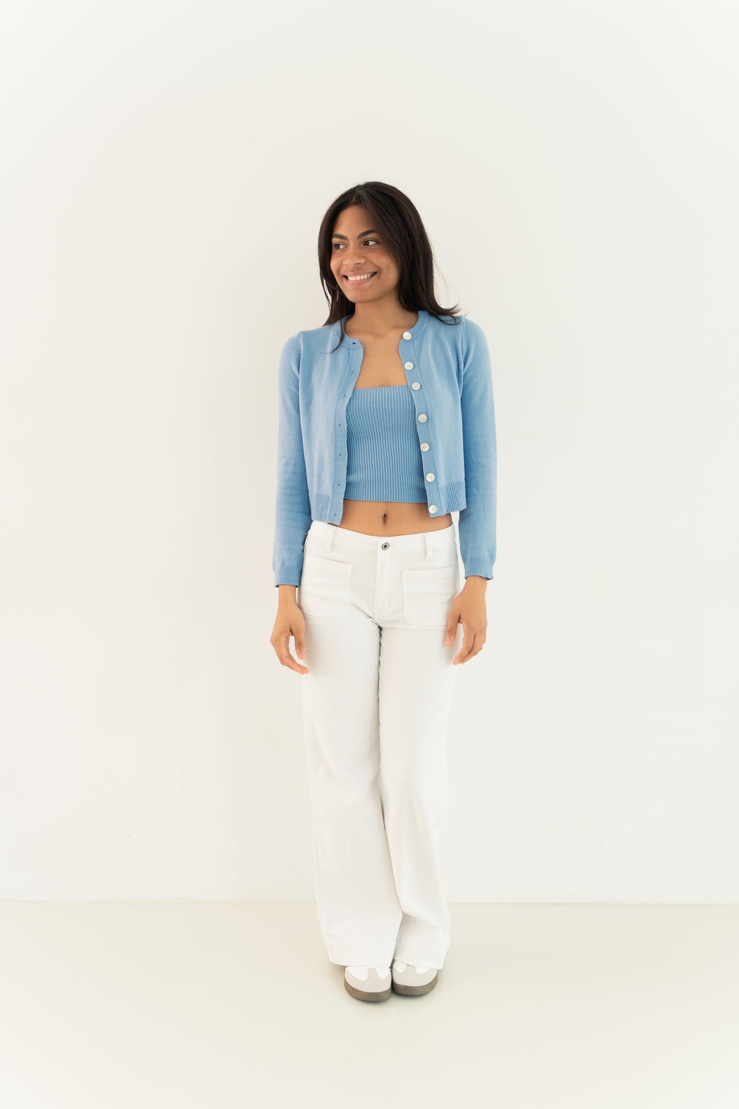 Cárdigan Inés Azul