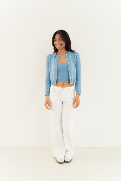 Cárdigan Inés Azul