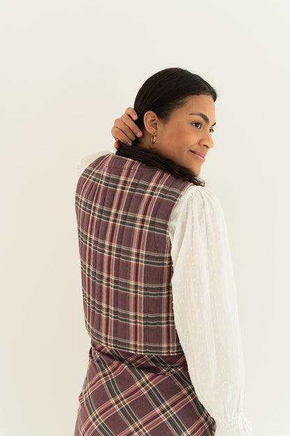 Chaleco Marina Burgundy