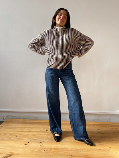 Rita Burgundy Sweater