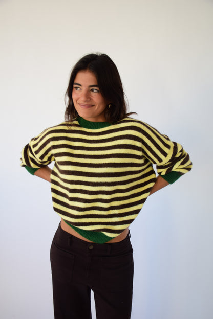 Jersey Pia Amarillo y Marrón