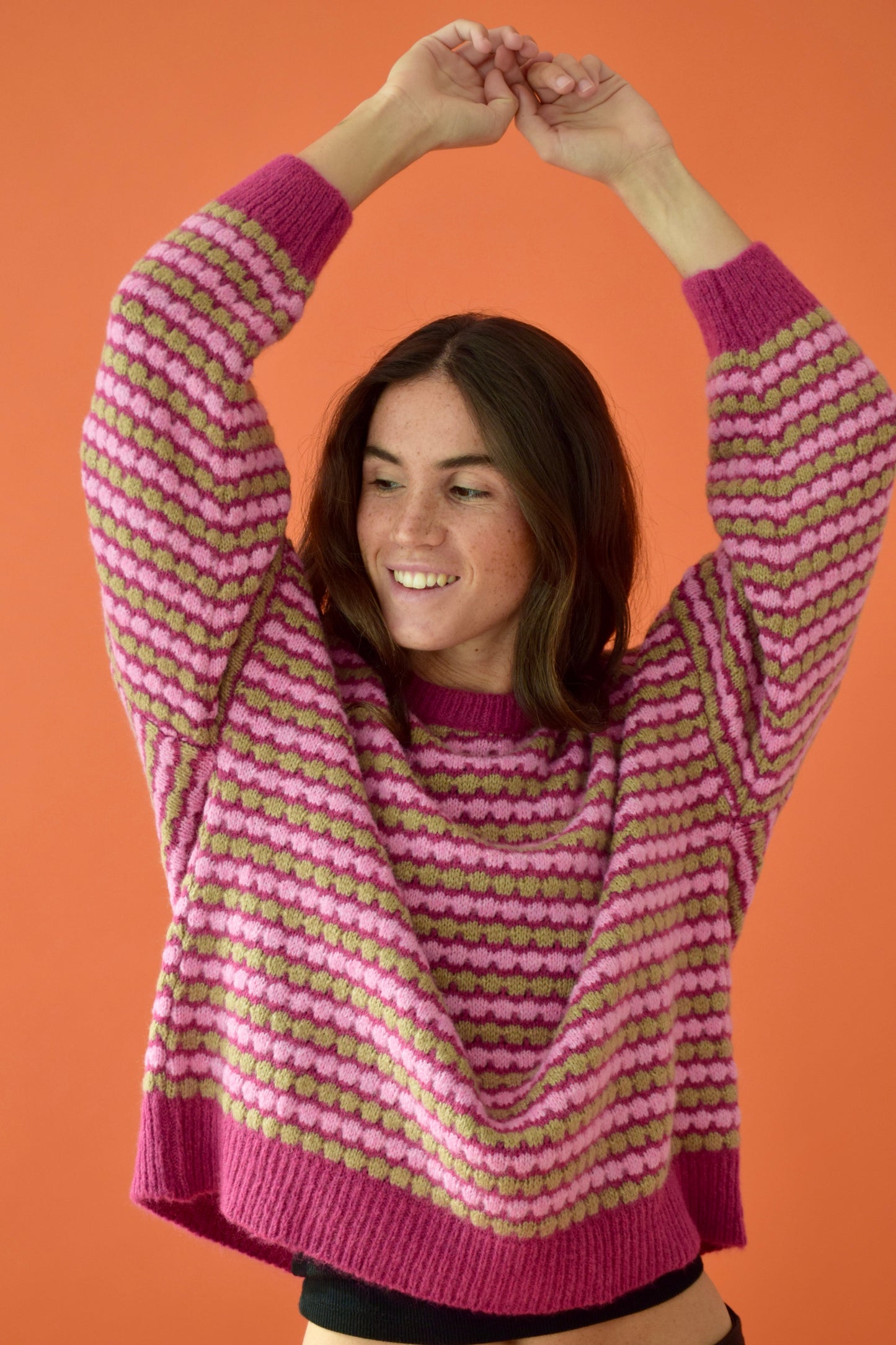 Jersey Cler Rosa y Beige