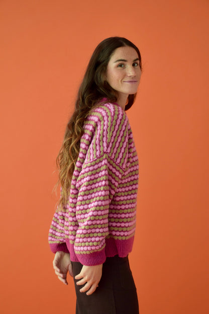 Jersey Cler Rosa y Beige