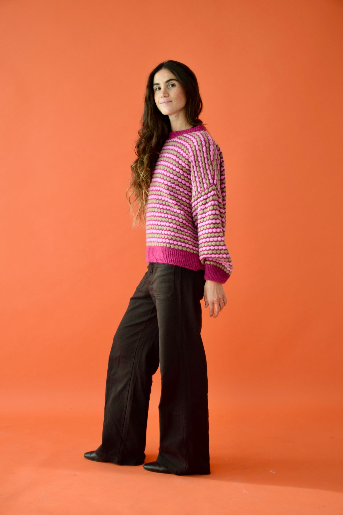 Jersey Cler Rosa y Beige