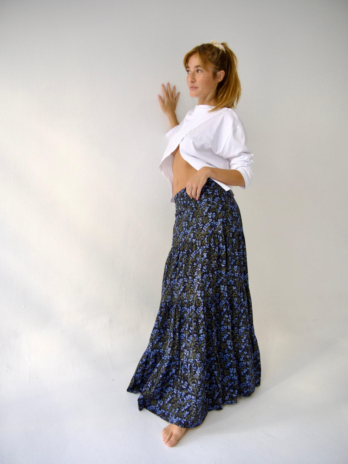 Falda Mar Flores Marino