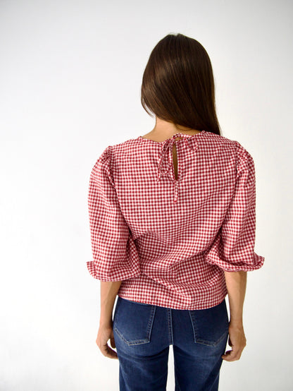 Blusa Mirela Burgundy