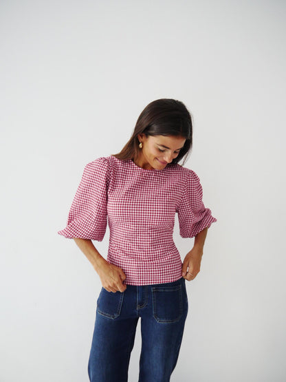 Blusa Mirela Burgundy