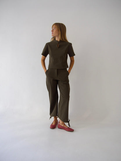 Pantalón Carlota Kaki