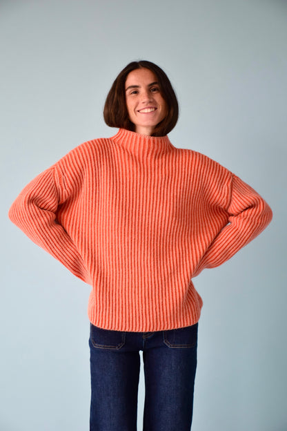 Jersey Rita Naranja y Coral