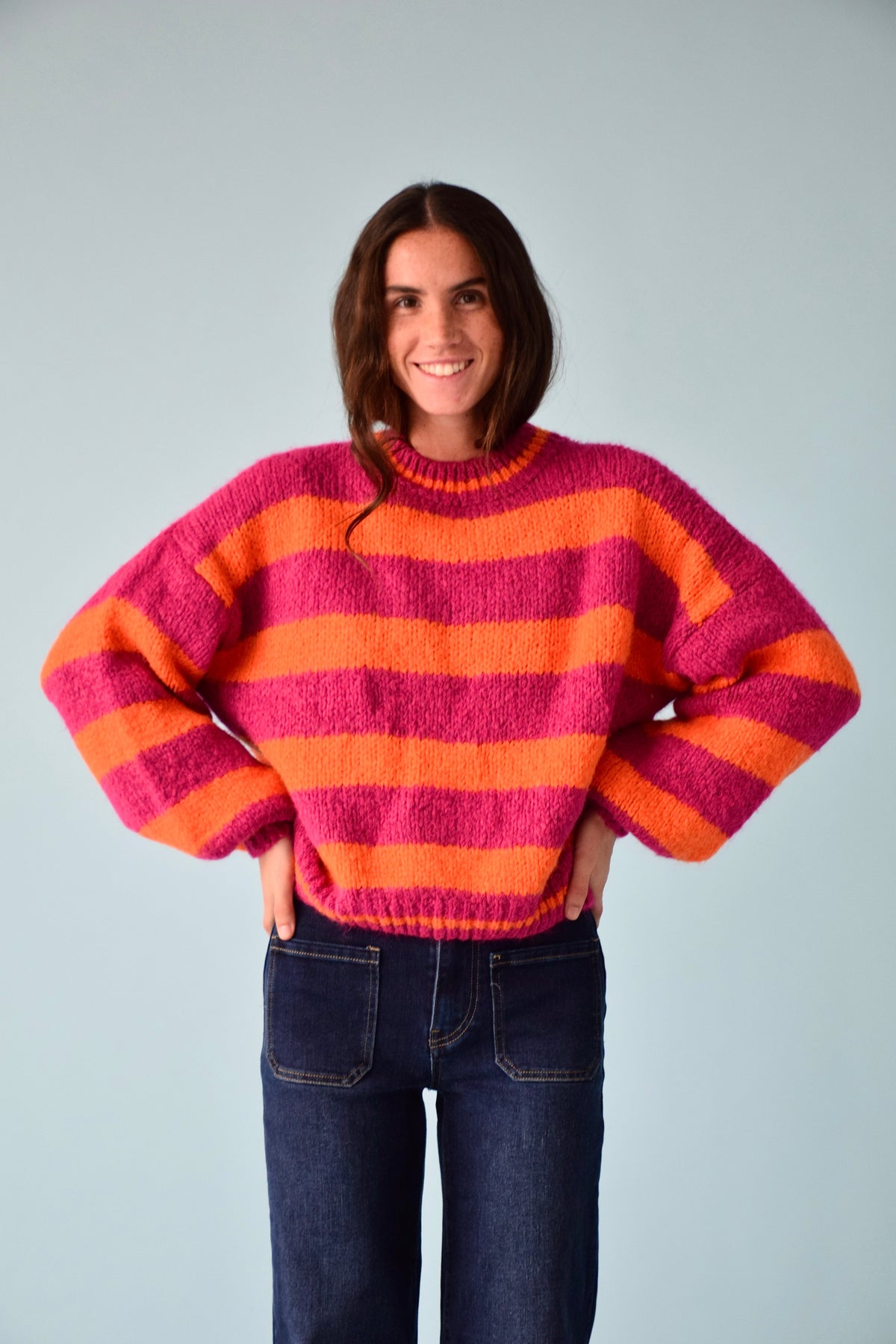 Jersey Aura Buganvilla y Naranja