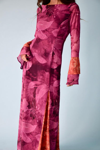 Vestido Camila Burgundy