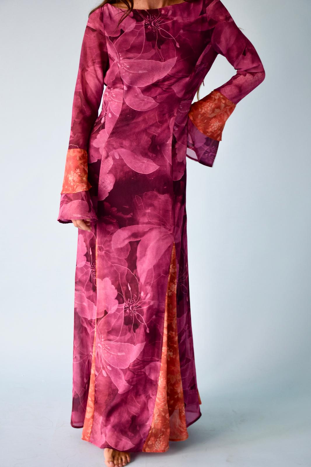 Vestido Camila Burgundy