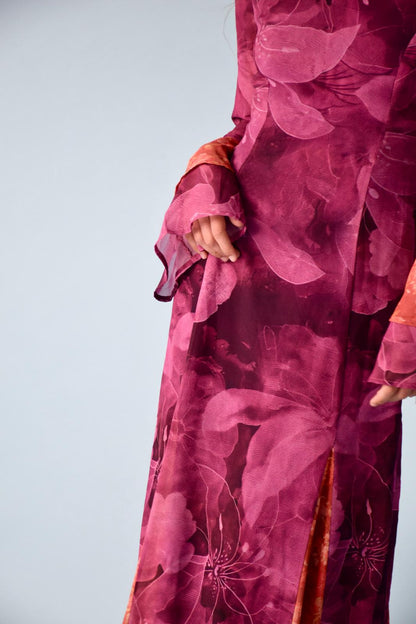 Vestido Camila Burgundy