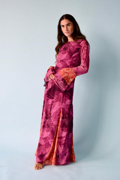 Vestido Camila Burgundy