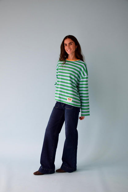 Núria Green and Blue T-shirt