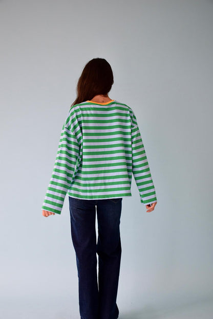 Núria Green and Blue T-shirt