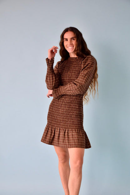 Vestido Chía Marrón