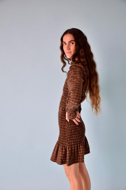 Vestido Chía Marrón