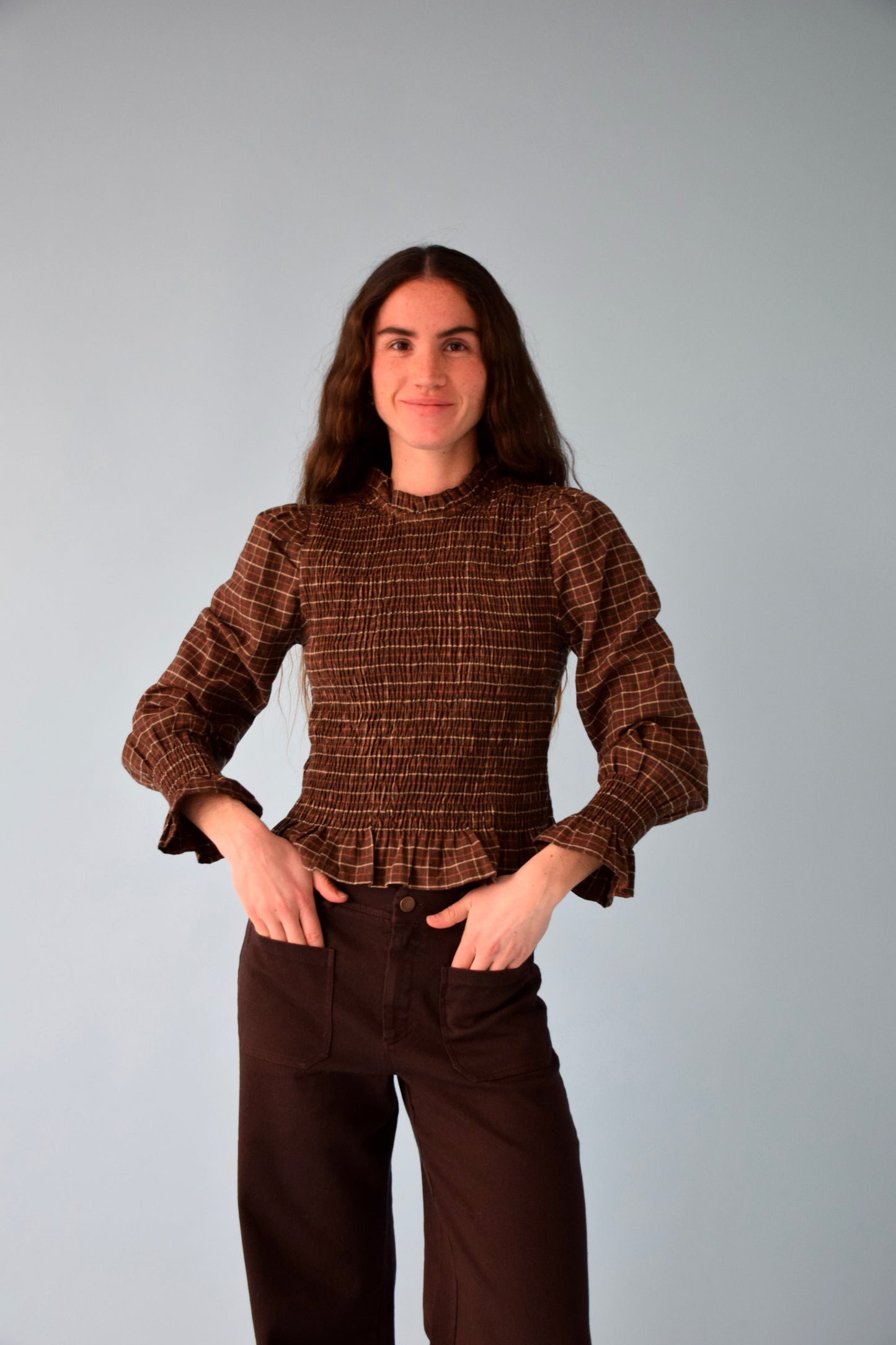 Blusa Chía Alia Marrón