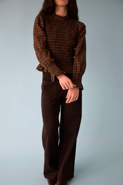 Blusa Chía Alia Marrón