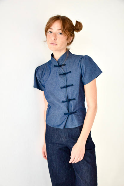 Lucy Denim Blouse