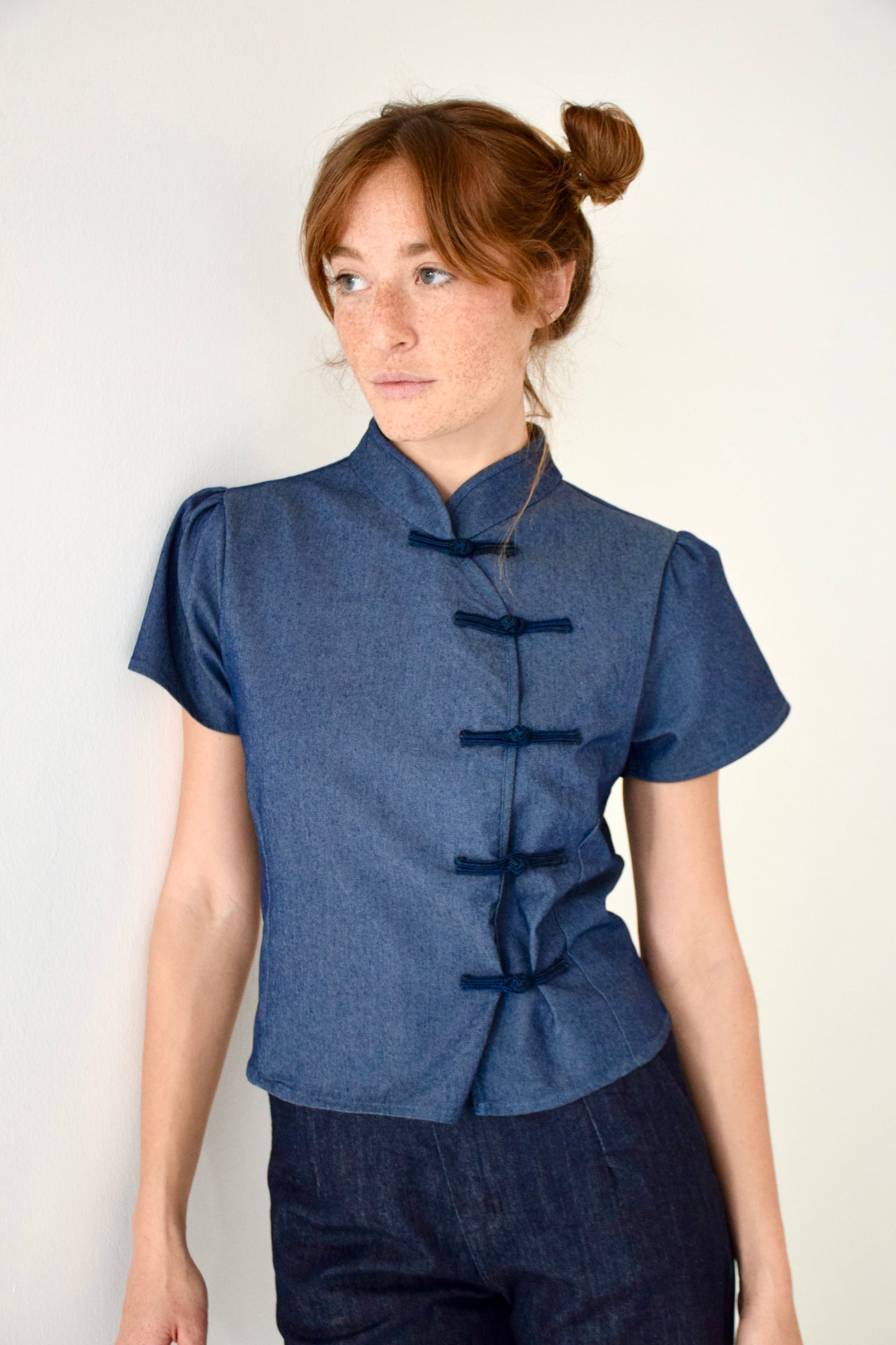 Lucy Denim Blouse