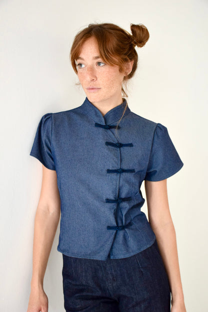 Lucy Denim Blouse