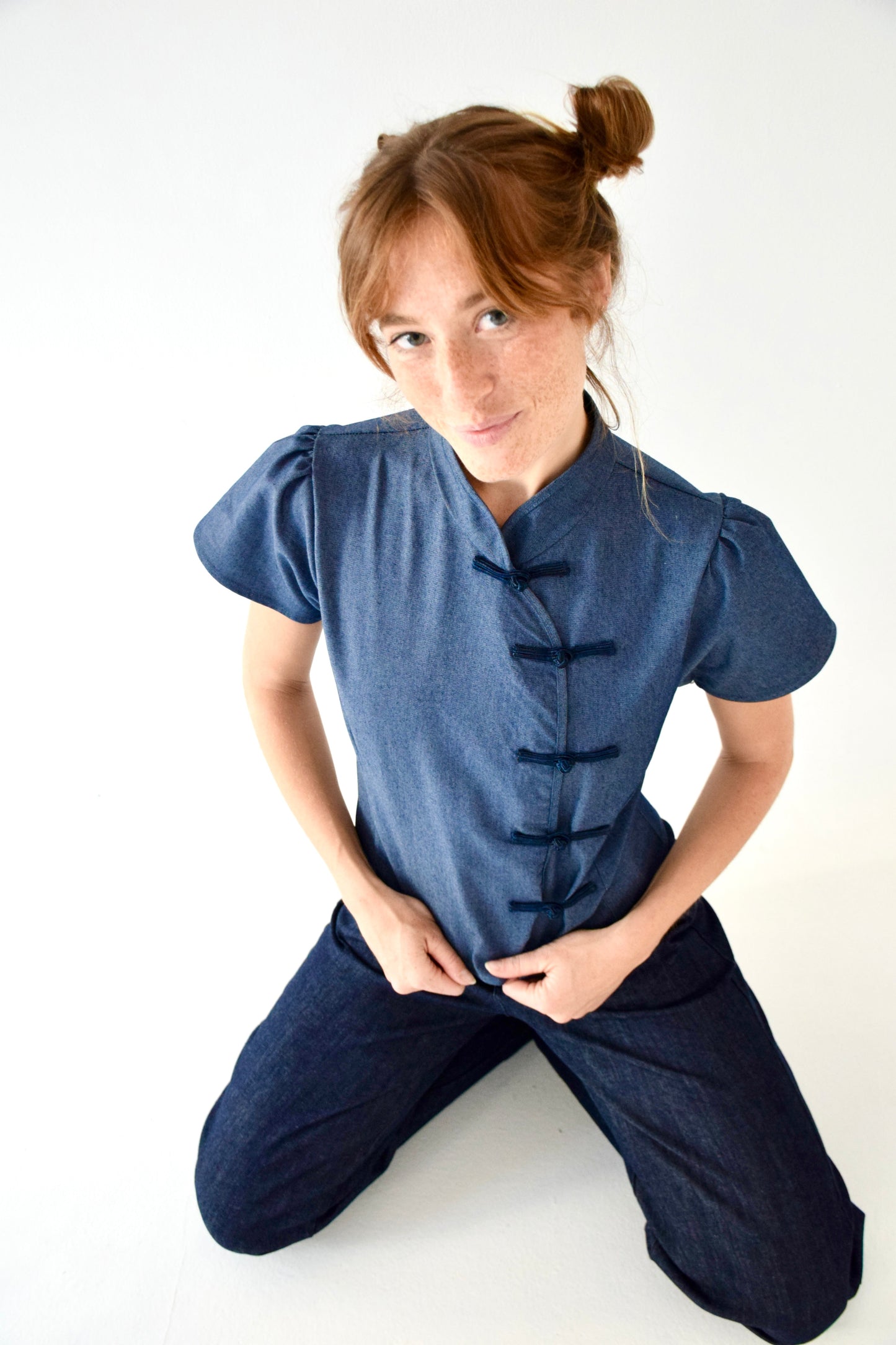 Lucy Denim Blouse