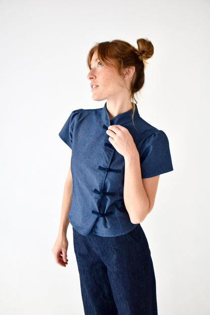 Lucy Denim Blouse