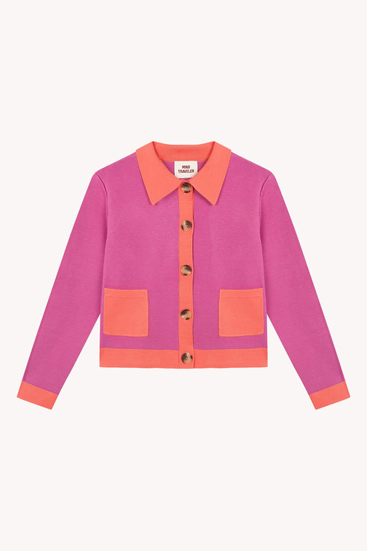 Cárdigan Dália Rosa