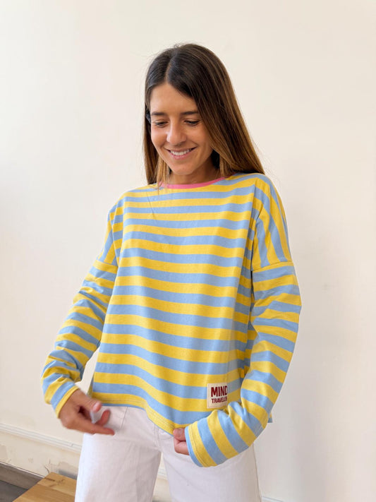 Camiseta Núria Azul Cielo