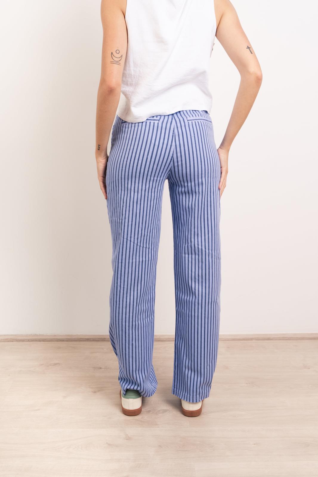 Maria Blue Striped Jeans