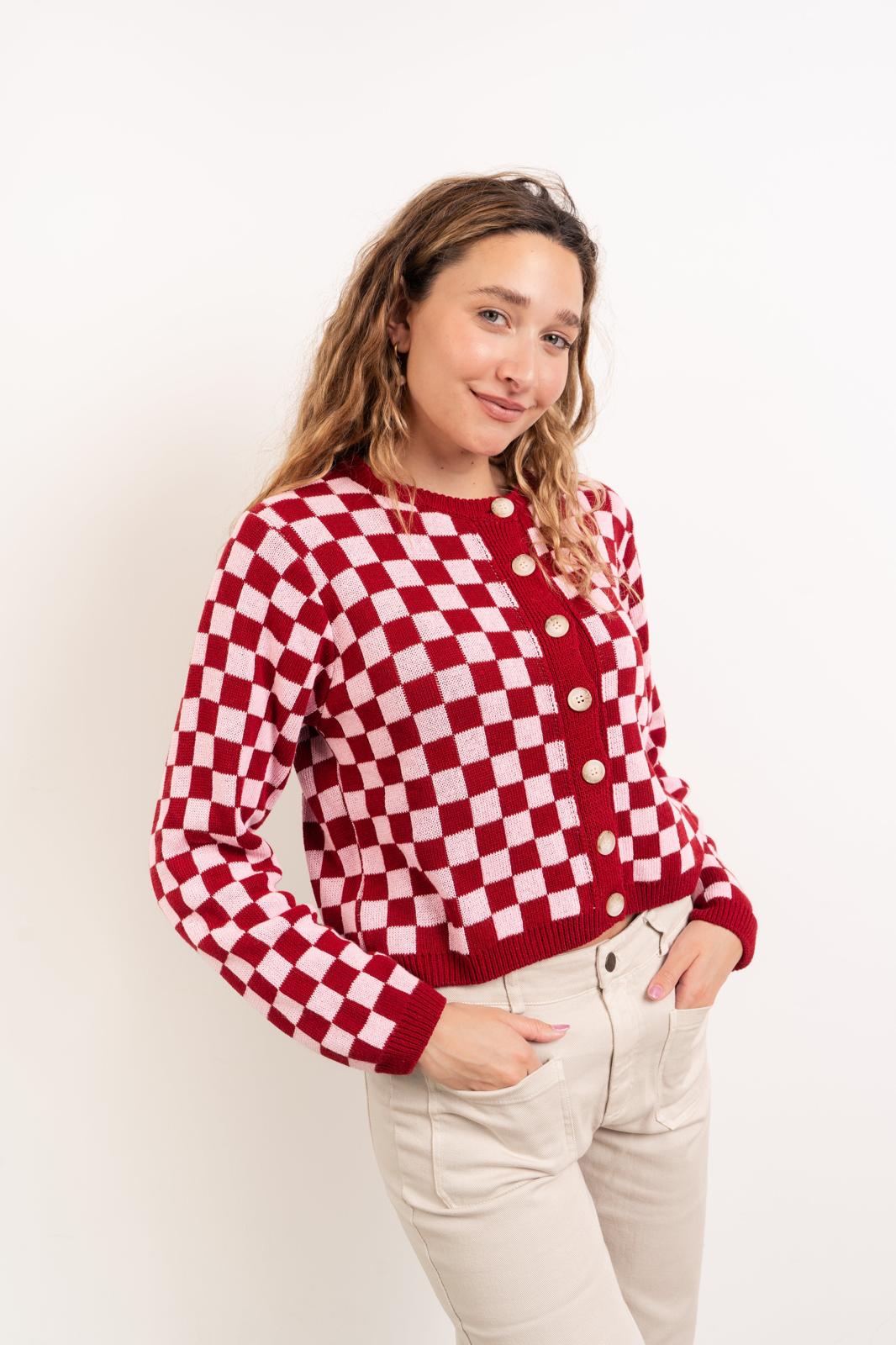 Martina Pink Cotton Cardigan