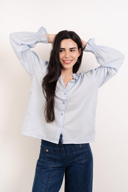 Nina Blue Blouse