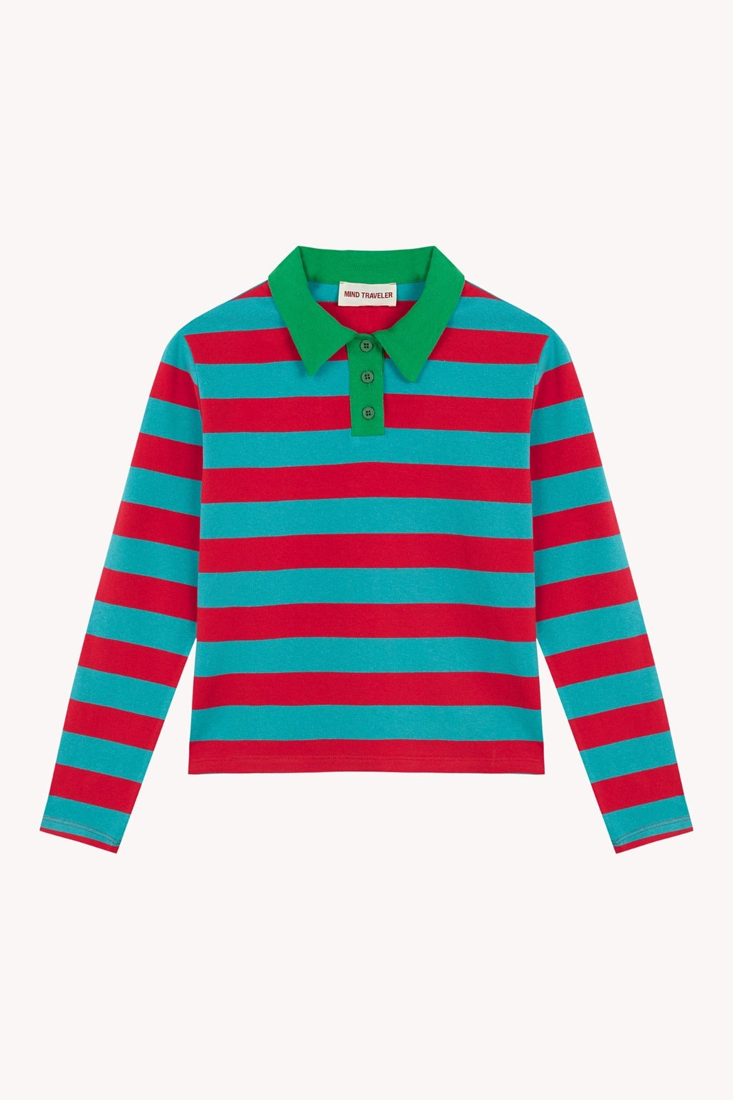 Filipa Red and Aquamarine Polo