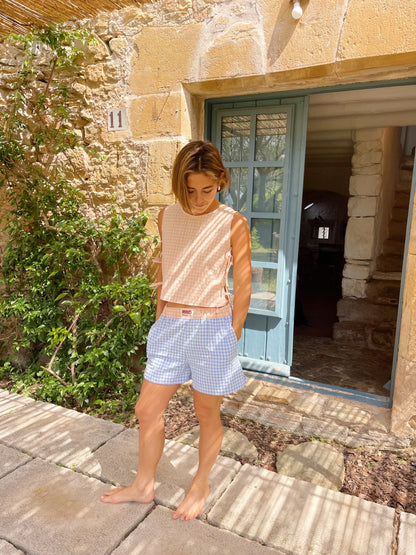 Short Mina Blue and Orange