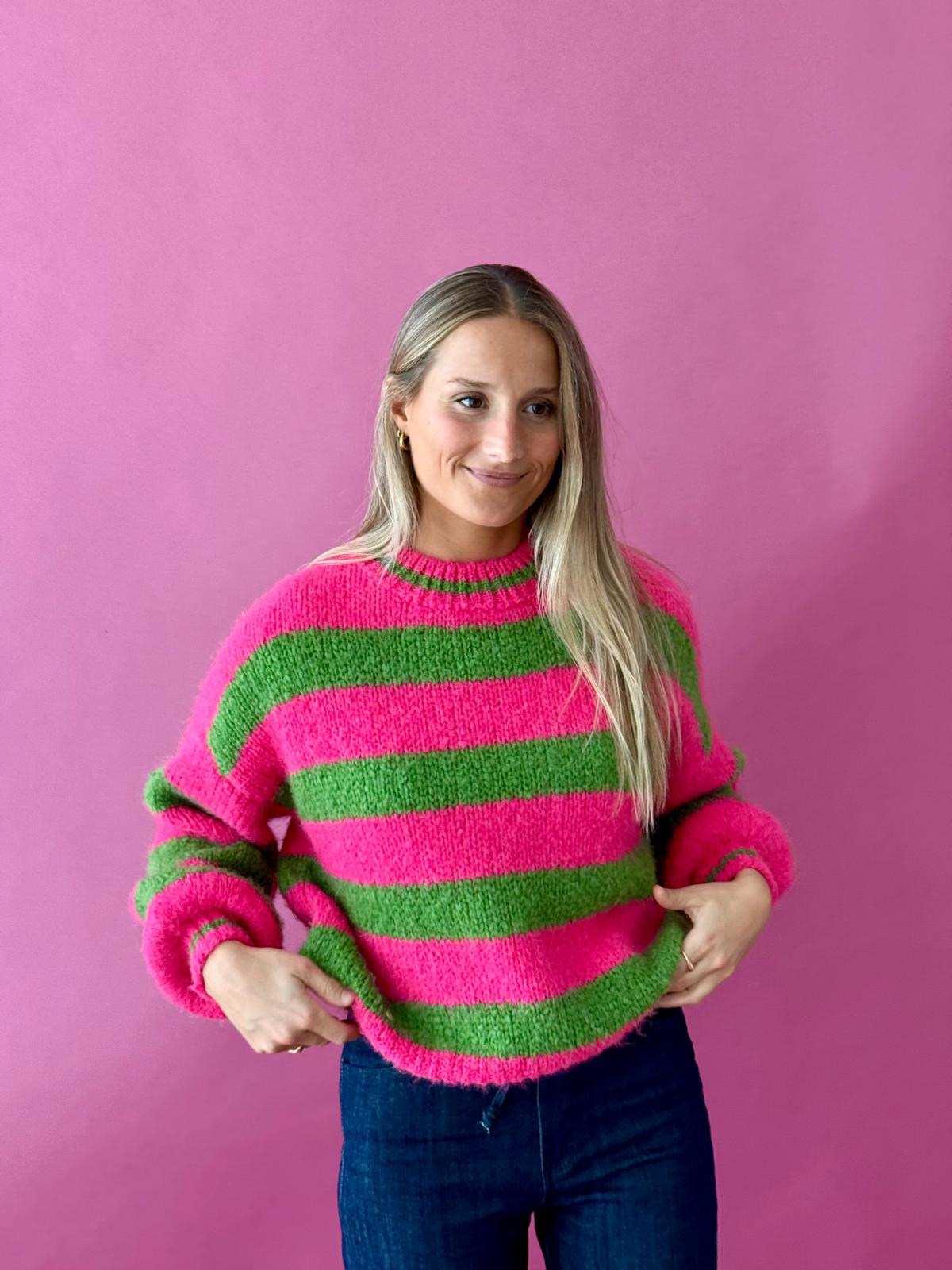Jersey Aura Fucsia y Verde