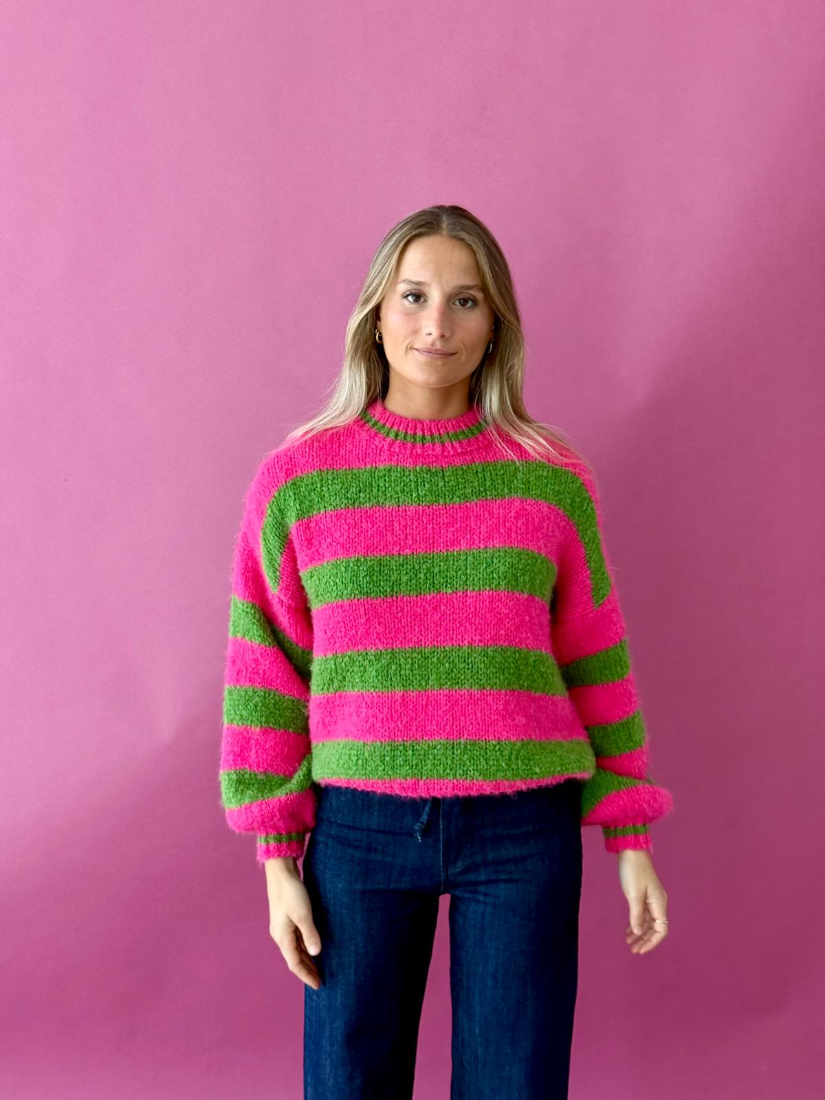 Jersey Aura Fucsia y Verde