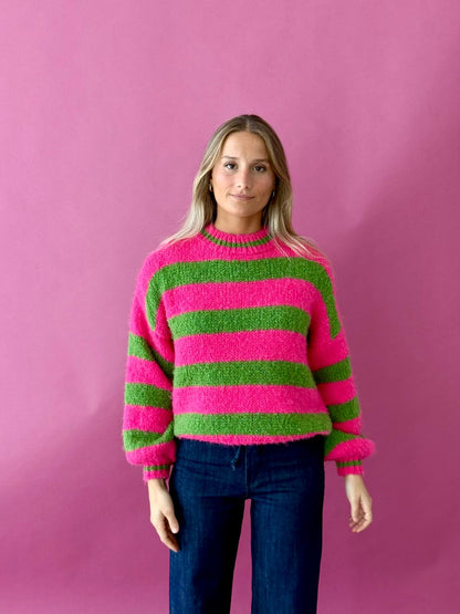 Jersey Aura Fucsia y Verde